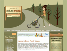 Tablet Screenshot of naturemoms.com